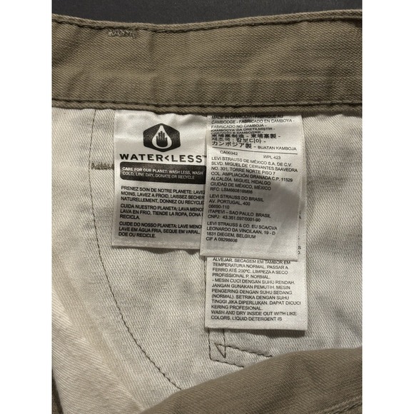 Levi Jeans - Men's Size 44Wx29L - Brown - Waterless - Picture 3 of 8